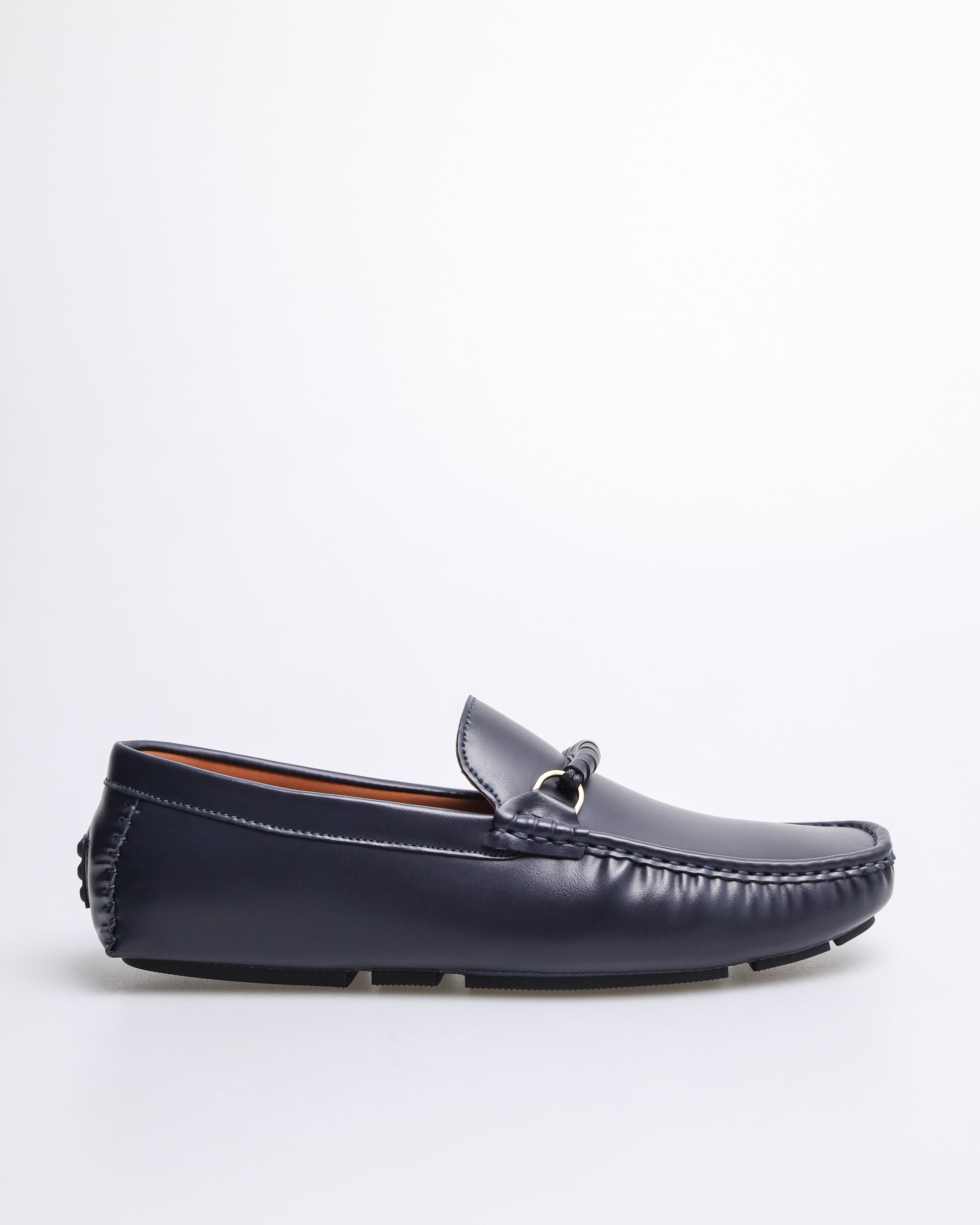 Tomaz C499 Men's Buckle Moccasins (Navy)