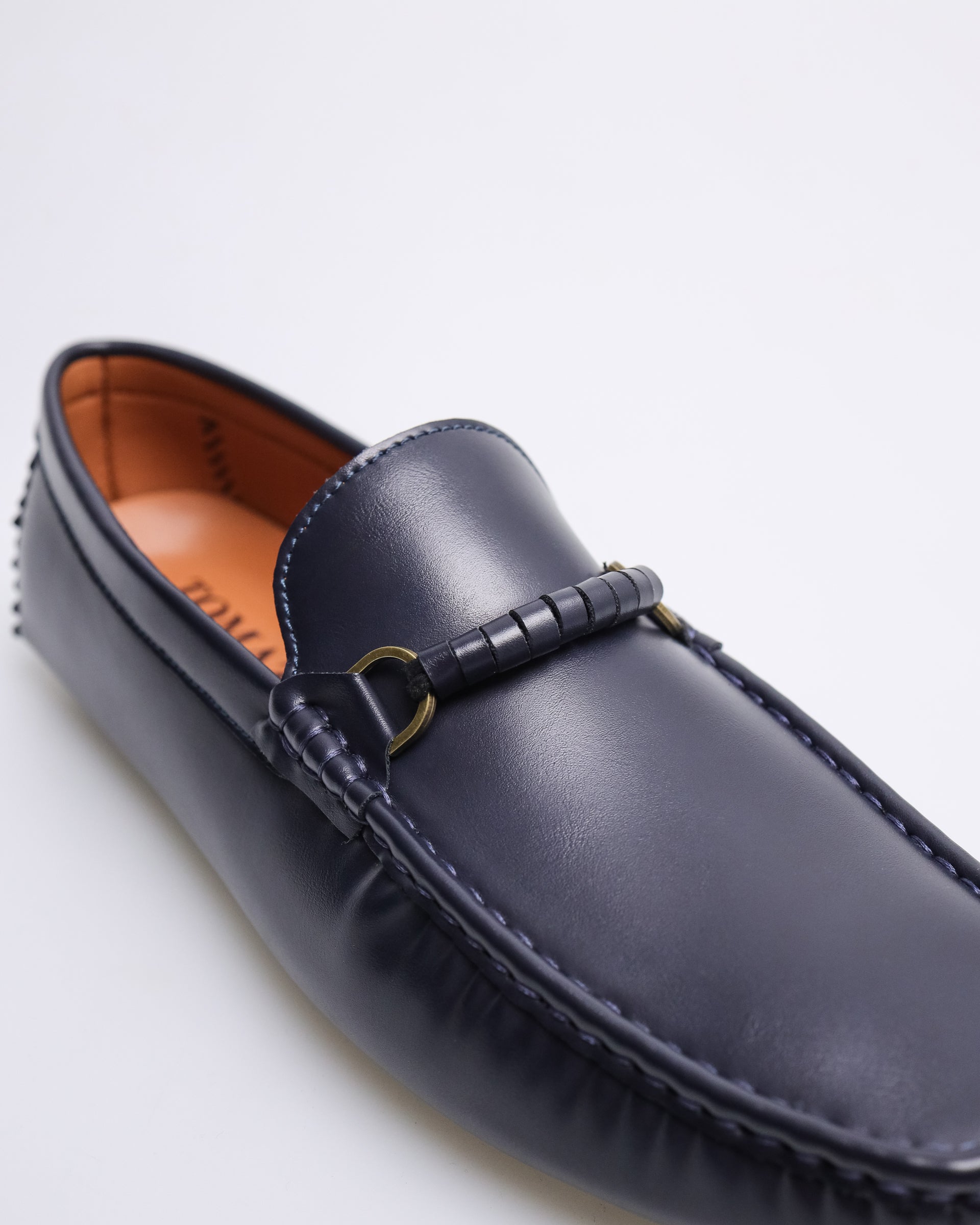 Tomaz C499 Men's Buckle Moccasins (Navy)