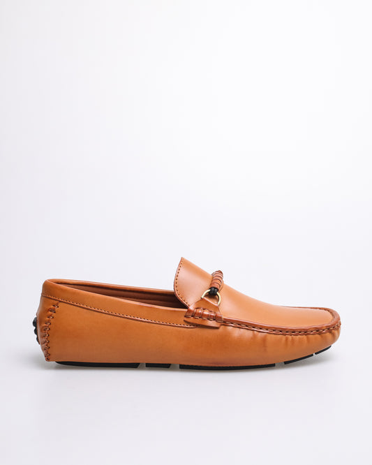 Tomaz C499 Men's Buckle Moccasins (Tan)