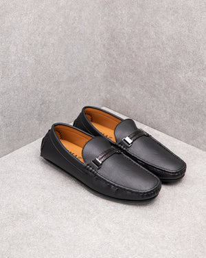 
                  
                    Load image into Gallery viewer, Tomaz C495 Men&amp;#39;s Buckle Moccasins (Black)
                  
                