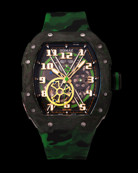 Colt M4 TW029D-D2 (Green) Green Camouflage Leather with Silicone Strap