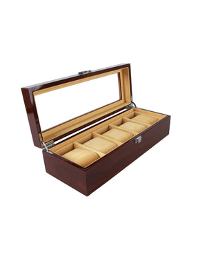 
                  
                    Load image into Gallery viewer, Tomaz TWBS01-5 Watch Box (Maroon)
                  
                
