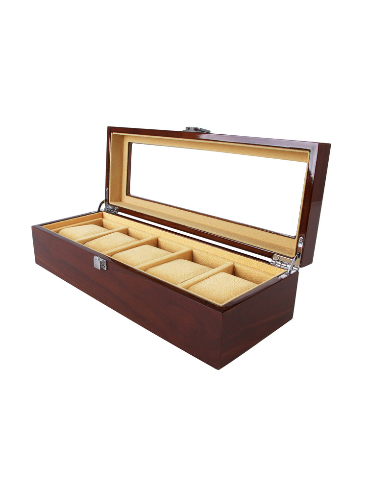 
                  
                    Load image into Gallery viewer, Tomaz TWBS01-5 Watch Box (Maroon)
                  
                